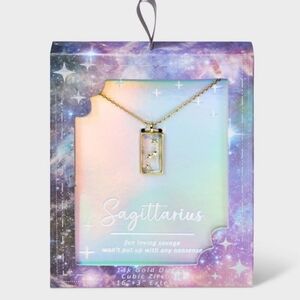 NEW! Sagittarius Astrology Necklace November 21 - December 21